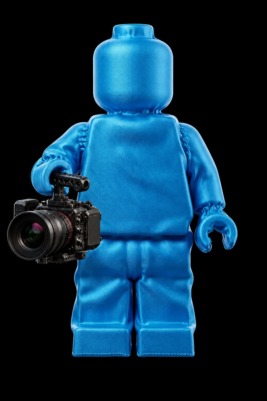 LEGO-герой с камерой: blue