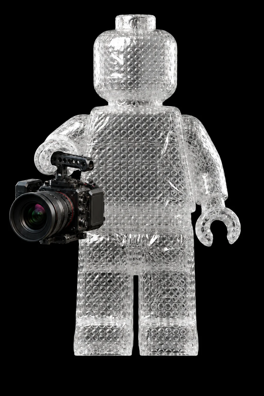 LEGO-герой с камерой: bubble
