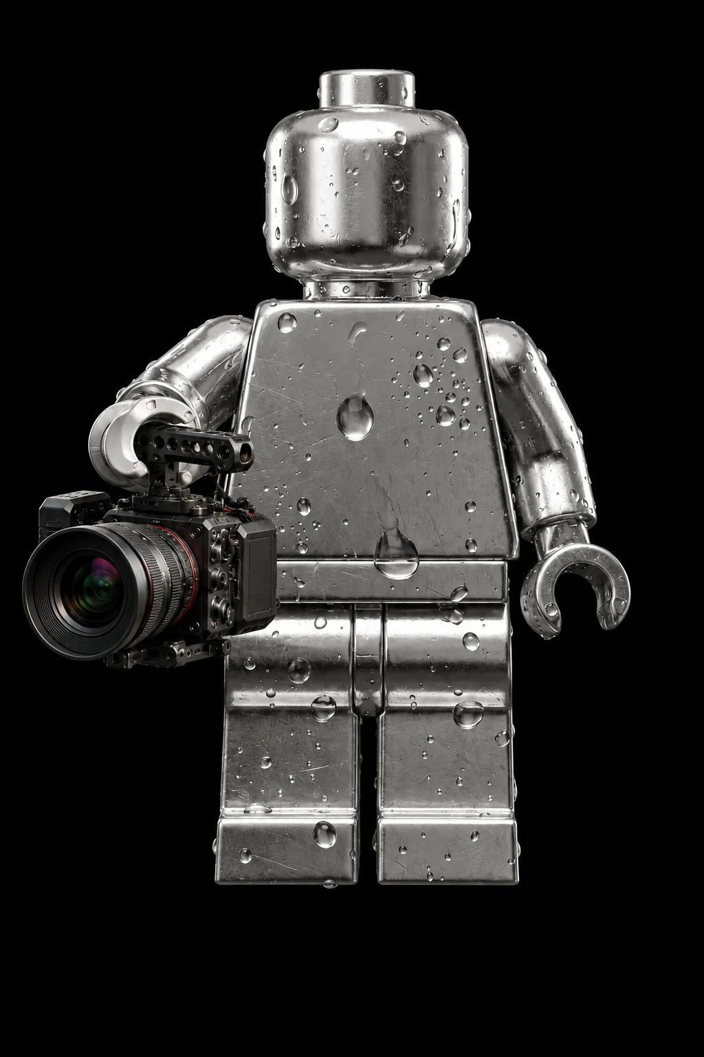LEGO-герой с камерой: metal